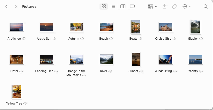 Thumbnails provider on macOS